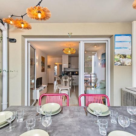 "L'Idyllique" Parking, Piscine, Plage, Calme Assure, Gare 로퀴에브륀캡마르탱 외부 사진