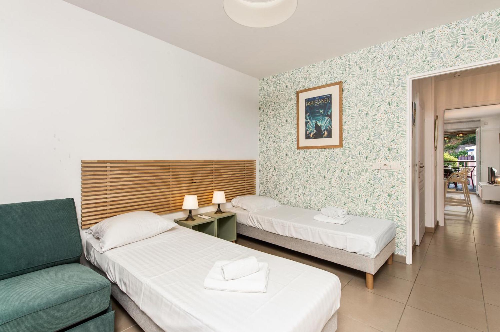 "L'Idyllique" Parking, Piscine, Plage, Calme Assure, Gare 로퀴에브륀캡마르탱 외부 사진