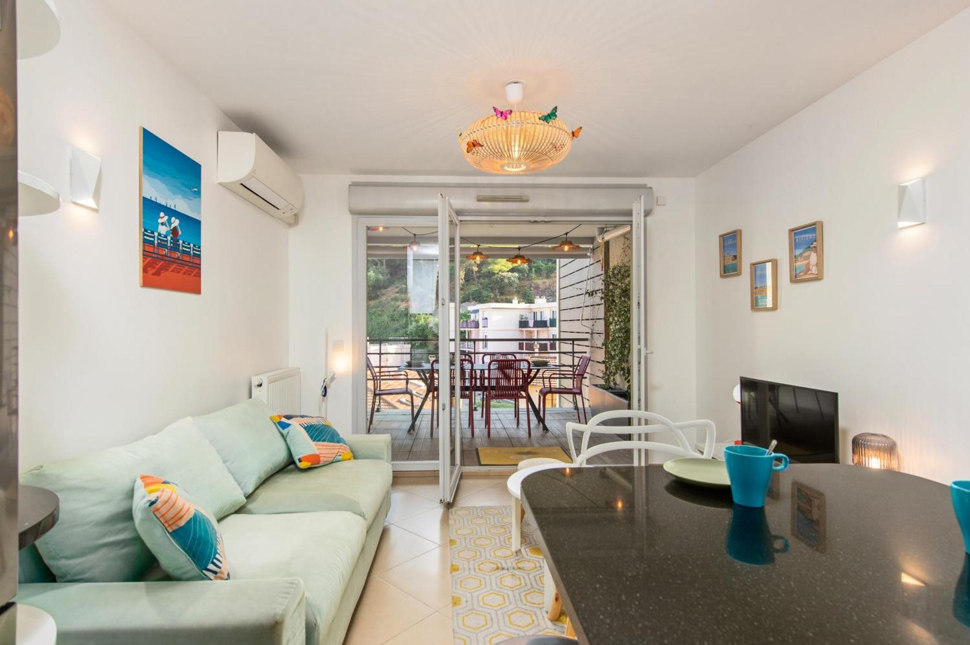 "L'Idyllique" Parking, Piscine, Plage, Calme Assure, Gare 로퀴에브륀캡마르탱 외부 사진