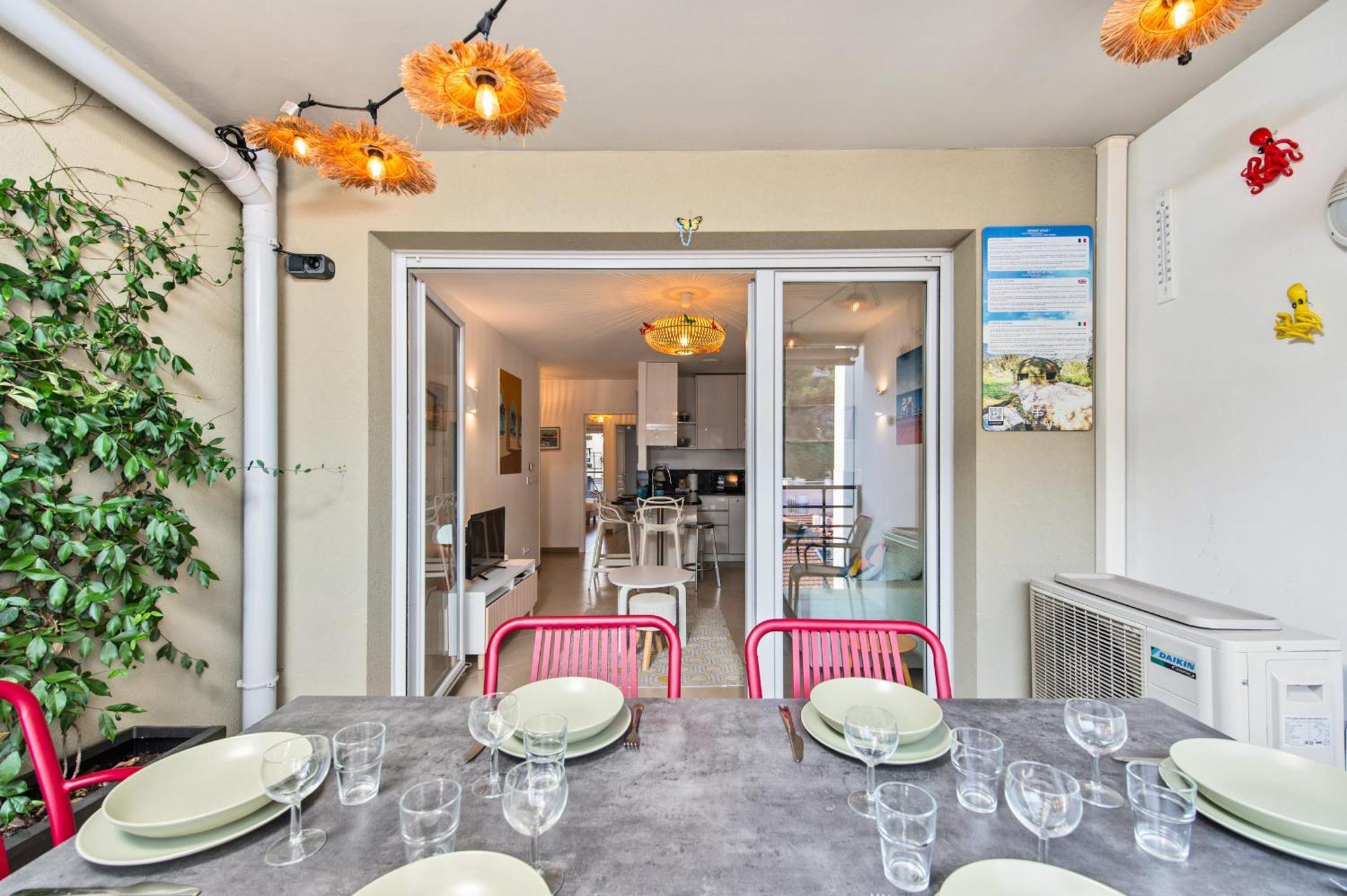 "L'Idyllique" Parking, Piscine, Plage, Calme Assure, Gare 로퀴에브륀캡마르탱 외부 사진